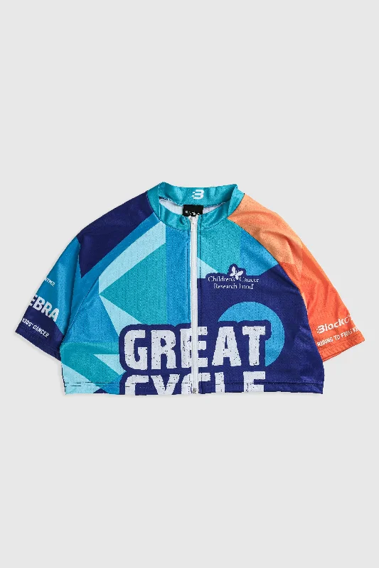 Rework Crop Cycling Jersey - L