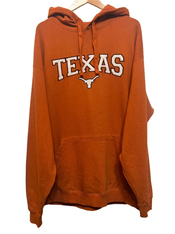 Texas Mens Orange Hoodie (Size XL)