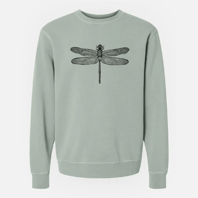 Anax Junius - Green Darner Dragonfly - Unisex Pigment Dyed Crew Sweatshirt