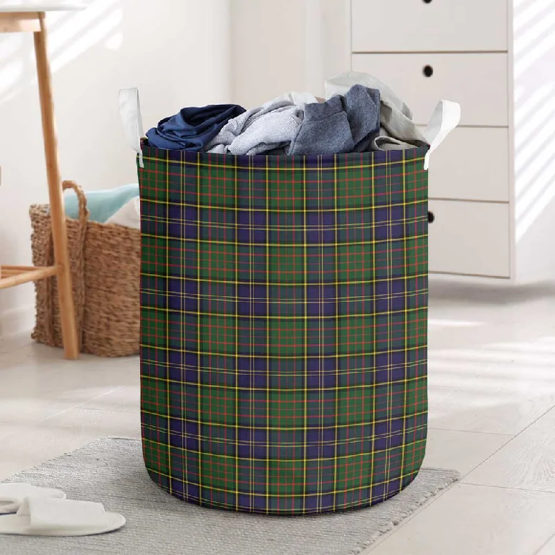 McMillan Hunting Modern Tartan Laundry Basket