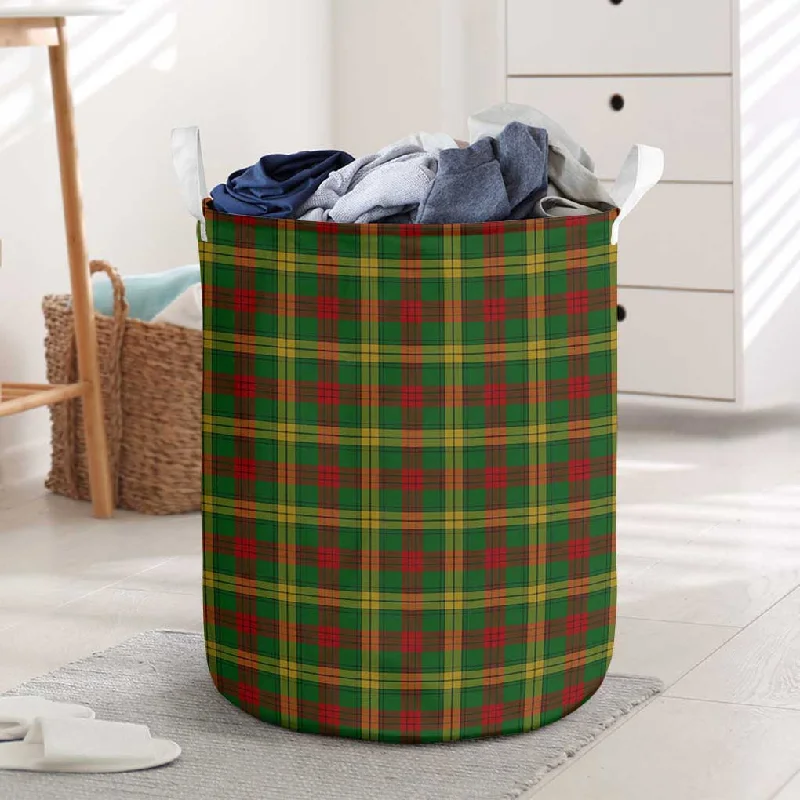 McMillan Society of Glasgow Tartan Laundry Basket