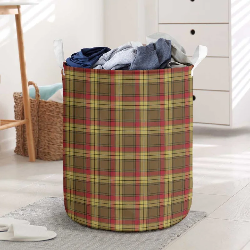 McMillan Old Weathered Tartan Laundry Basket