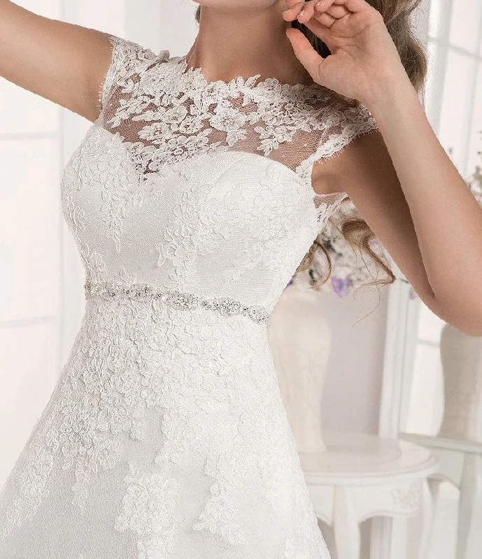 A Line Lace Bridal Wedding Dress