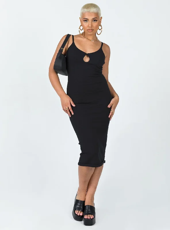 Kena Midi Dress Black