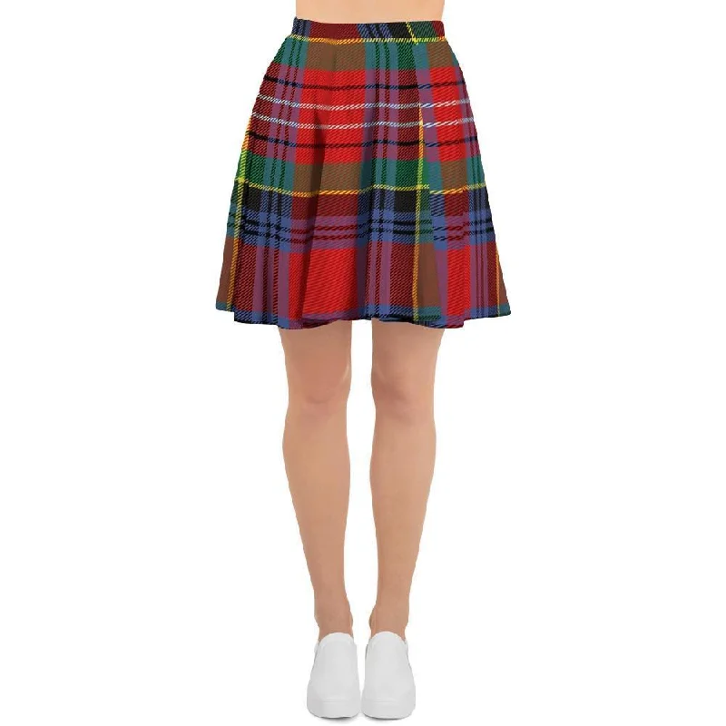 Caledonia Red Plaid Tartan Women's Skirt