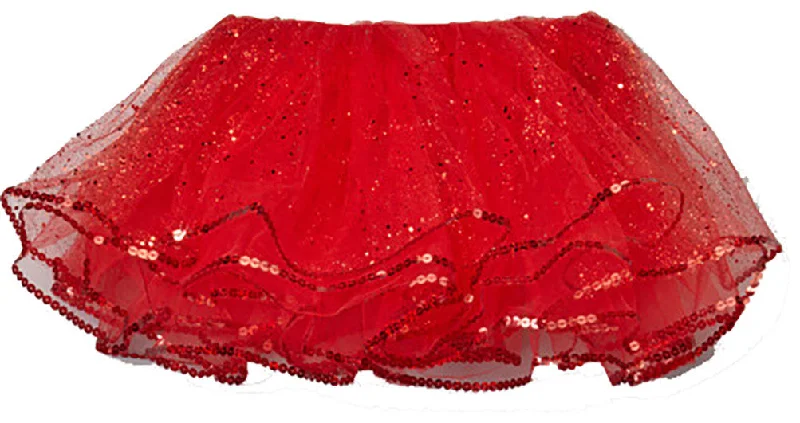 Red Glitter Reversible Tutu