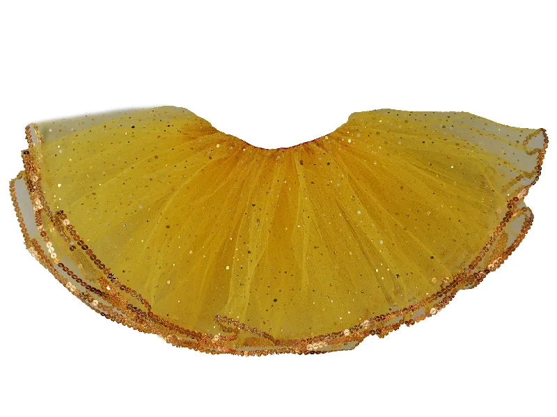 Yellow Glitter Reversible Tutu