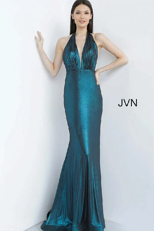 Jovani 02378 Halter Neckline Prom Long Dress