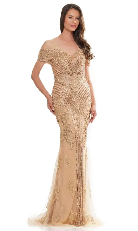 Marsoni by Colors MV1275 - Applique Mermaid Evening Dress