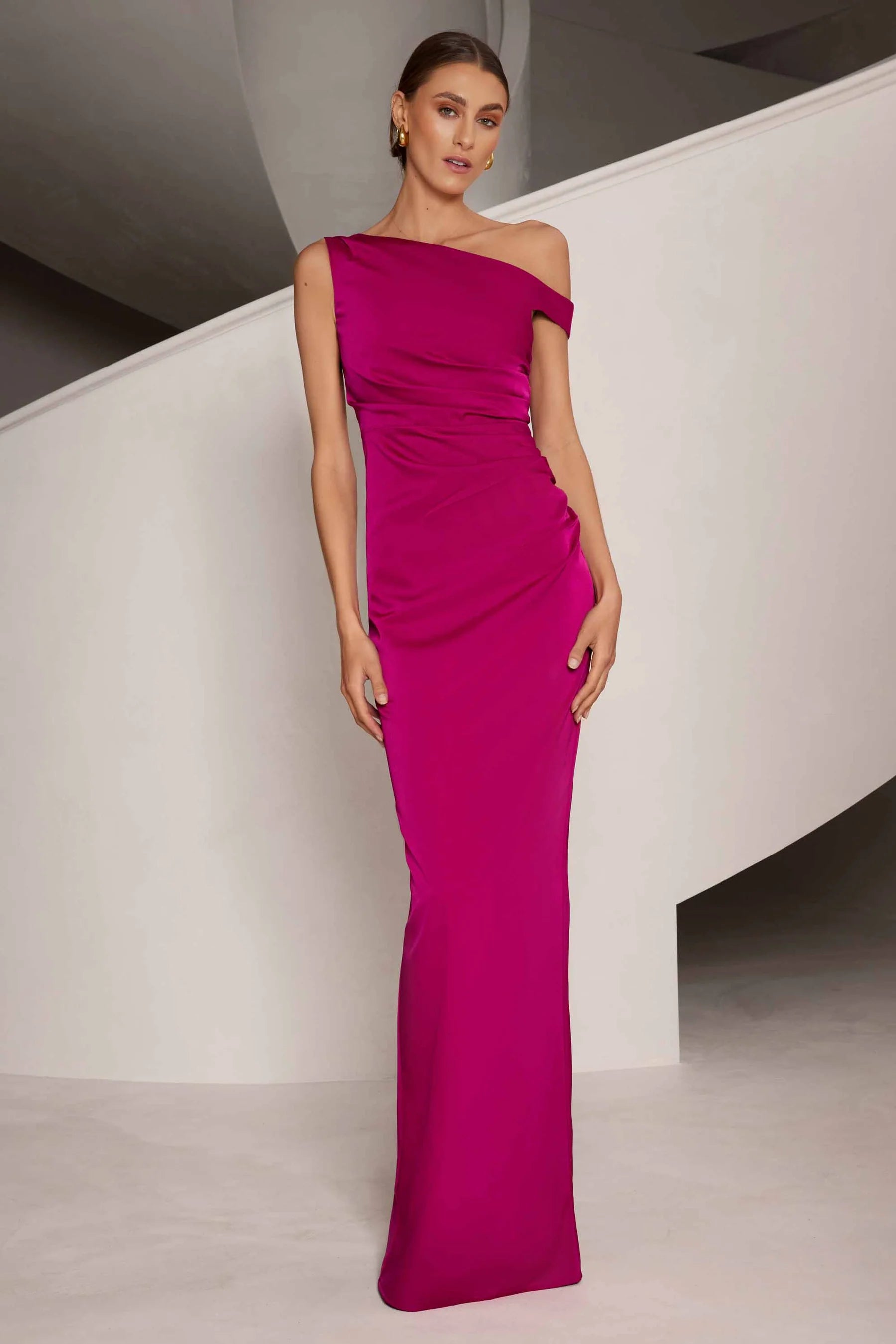 Elle Zeitoune Kaira Dress - Mulberry Pink