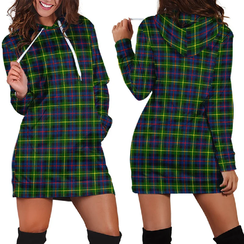 Farquharson Modern Tartan Hoodie Dress