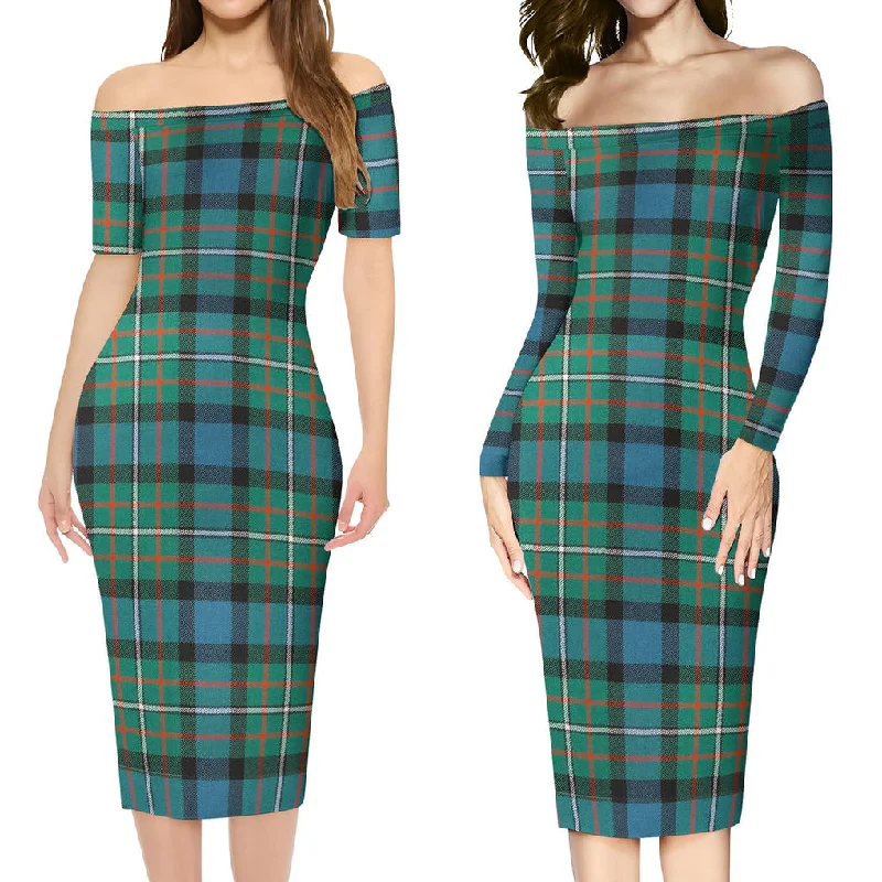 Ferguson (Fergusson) Tartan Off Shoulder Lady Dress