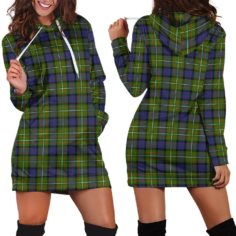 Ferguson Modern Tartan Hoodie Dress