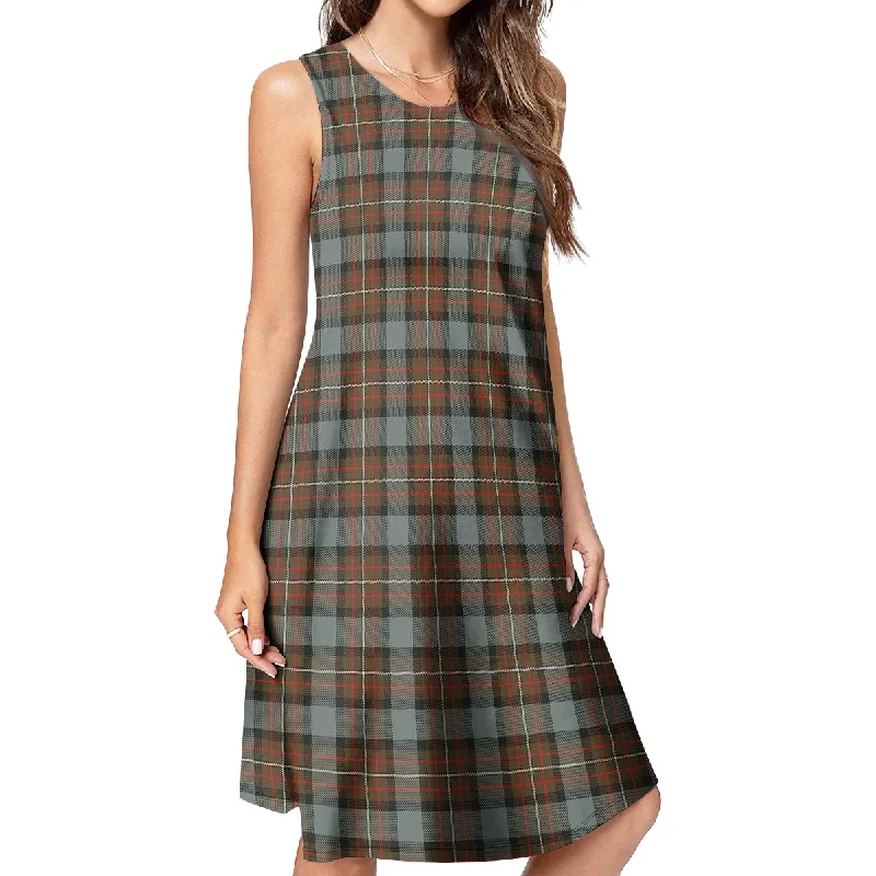 Ferguson Weathered Tartan Womens Casual Dresses