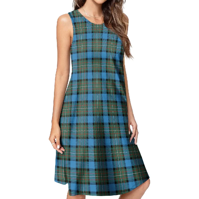 Fergusson Ancient Tartan Womens Casual Dresses