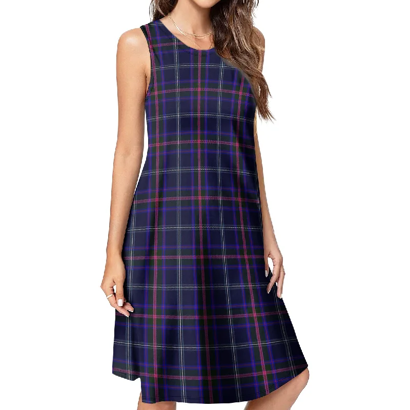 Fitzgerald Hunting Tartan Womens Casual Dresses