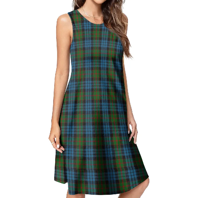 Fletcher of Dunans Tartan Womens Casual Dresses