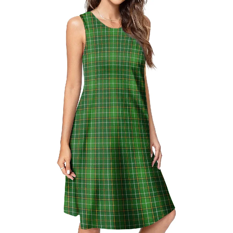 Forrester Hunting Tartan Womens Casual Dresses