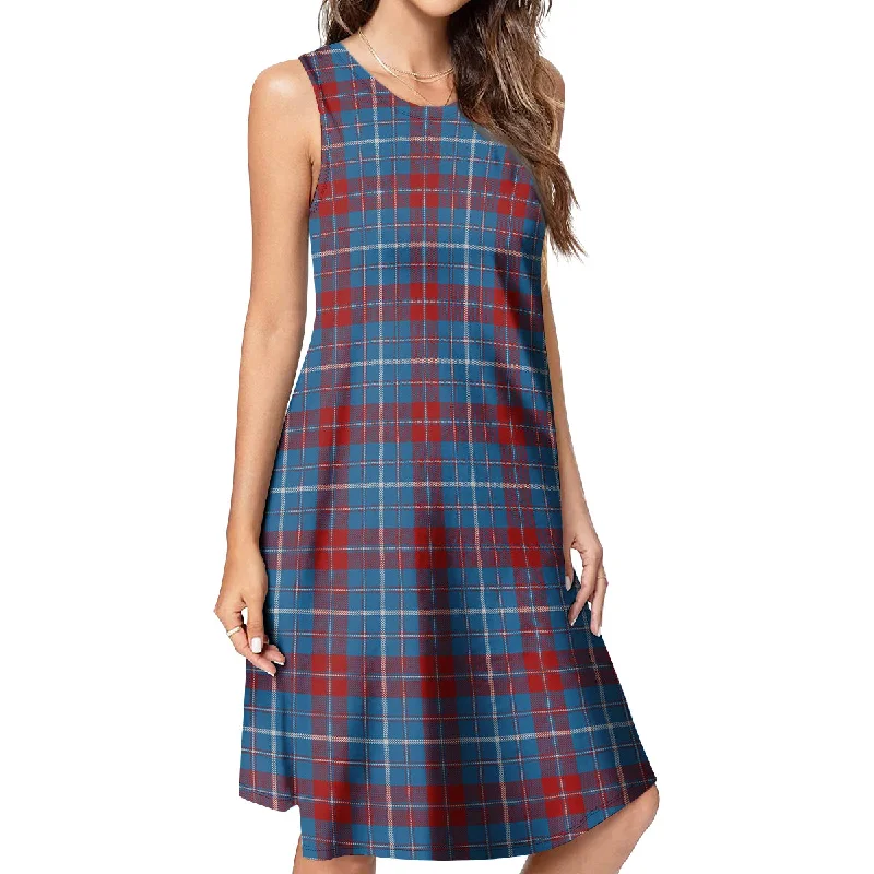 Frame Tartan Womens Casual Dresses