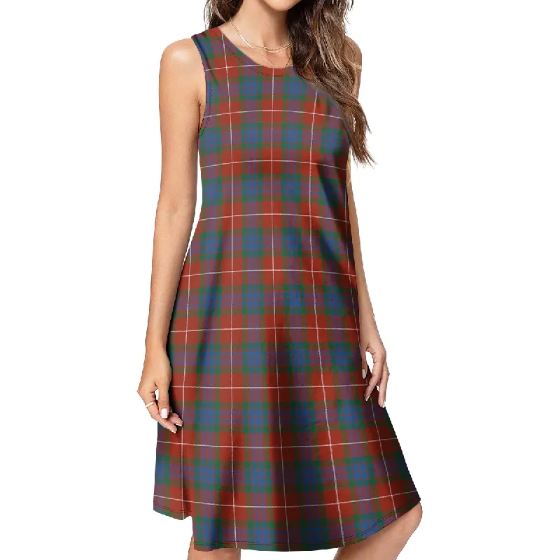 Fraser Ancient Tartan Womens Casual Dresses