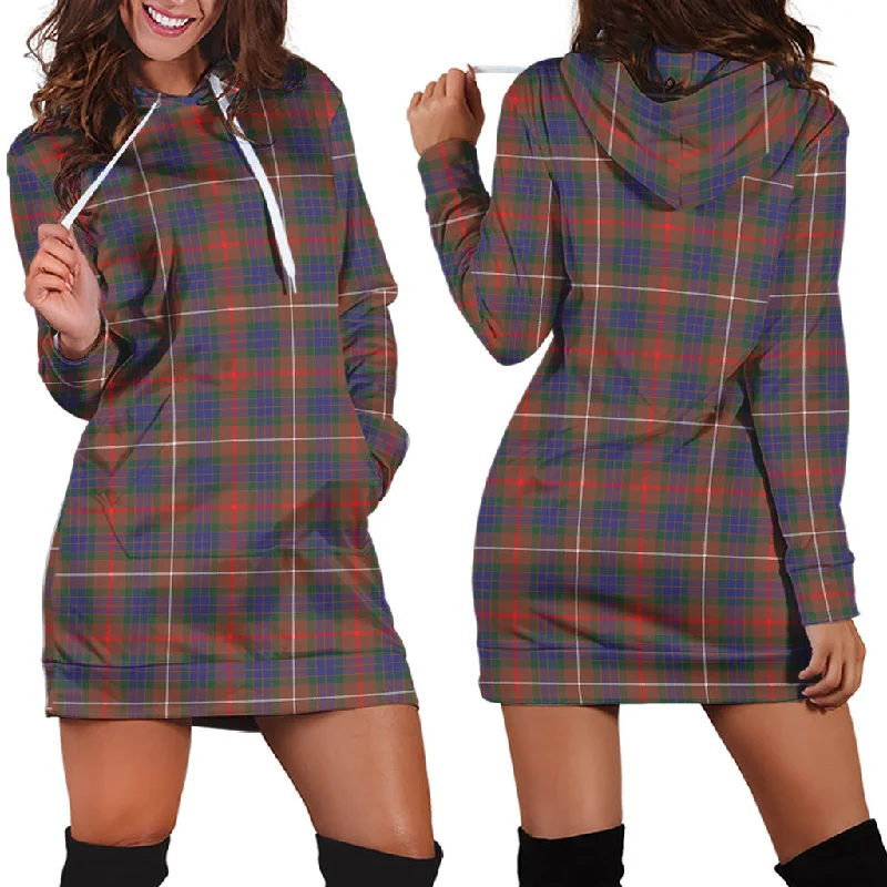 Fraser Hunting Modern Tartan Hoodie Dress