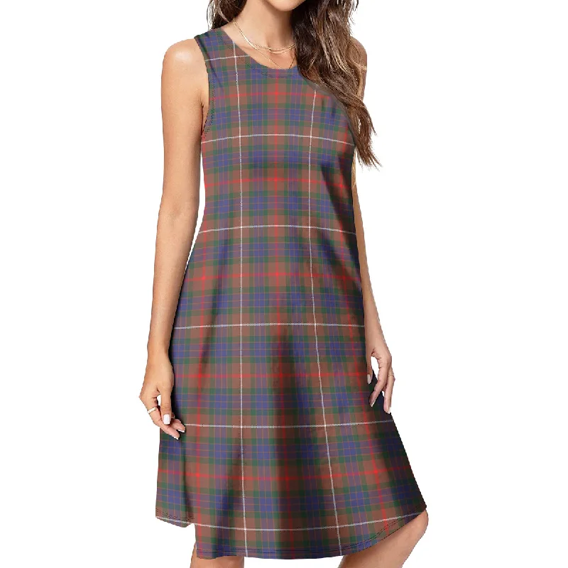 Fraser Hunting Modern Tartan Womens Casual Dresses