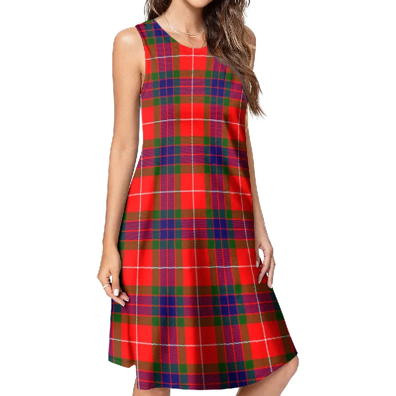 Fraser Modern Tartan Womens Casual Dresses