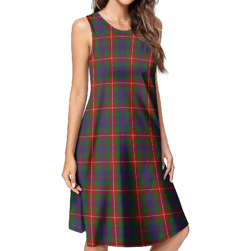 Fraser of Lovat Tartan Womens Casual Dresses