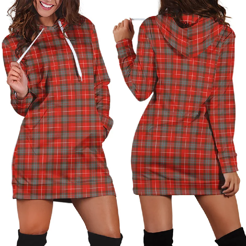 Fraser Weathered Tartan Hoodie Dress