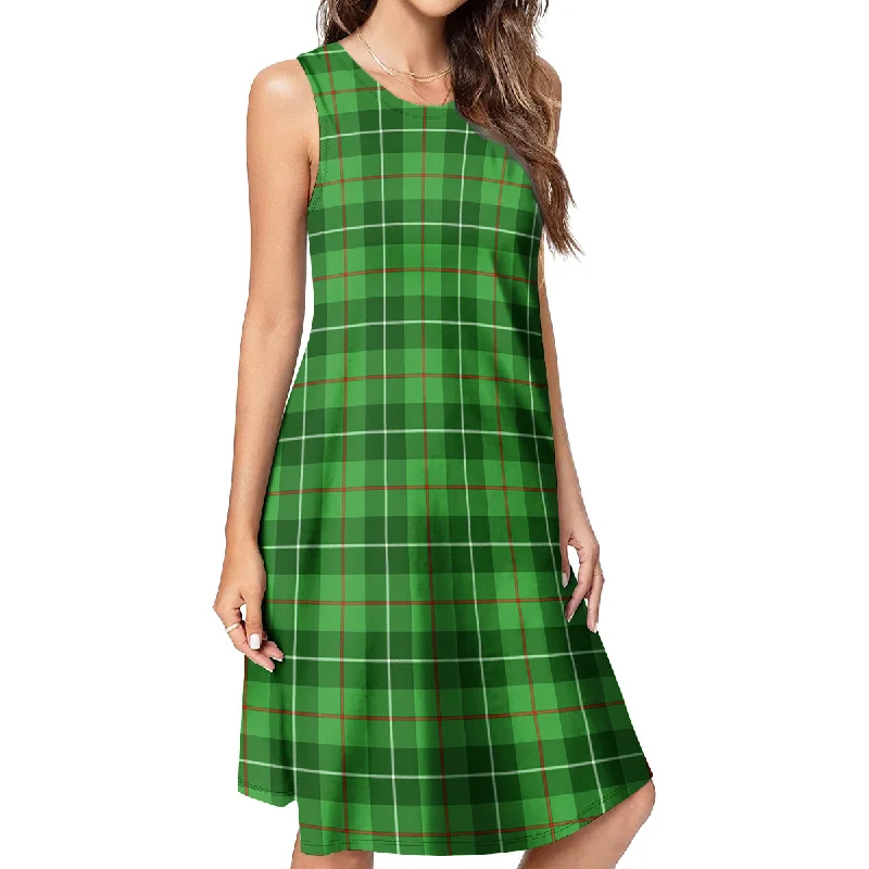 Galloway Tartan Womens Casual Dresses