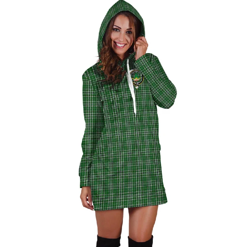 Gayre Dress Tartan Hoodie Dress with Family Crest