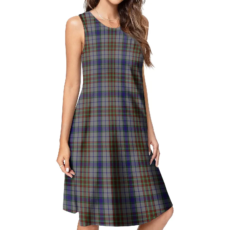 Gayre Hunting Tartan Womens Casual Dresses