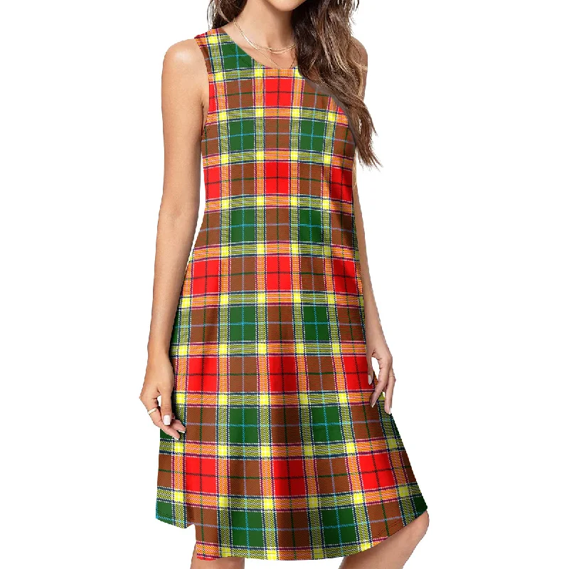 Gibsone (Gibson-Gibbs) Tartan Womens Casual Dresses