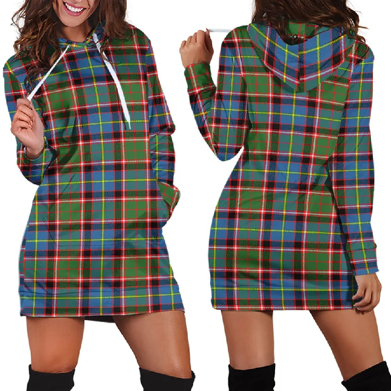 Glass Tartan Hoodie Dress