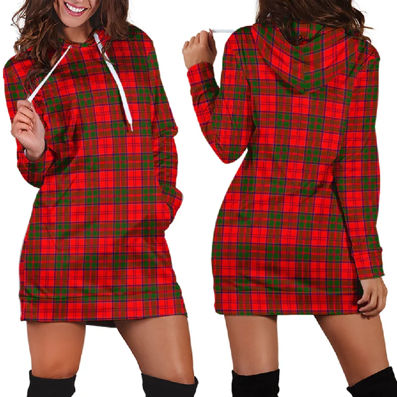 Grant Modern Tartan Hoodie Dress