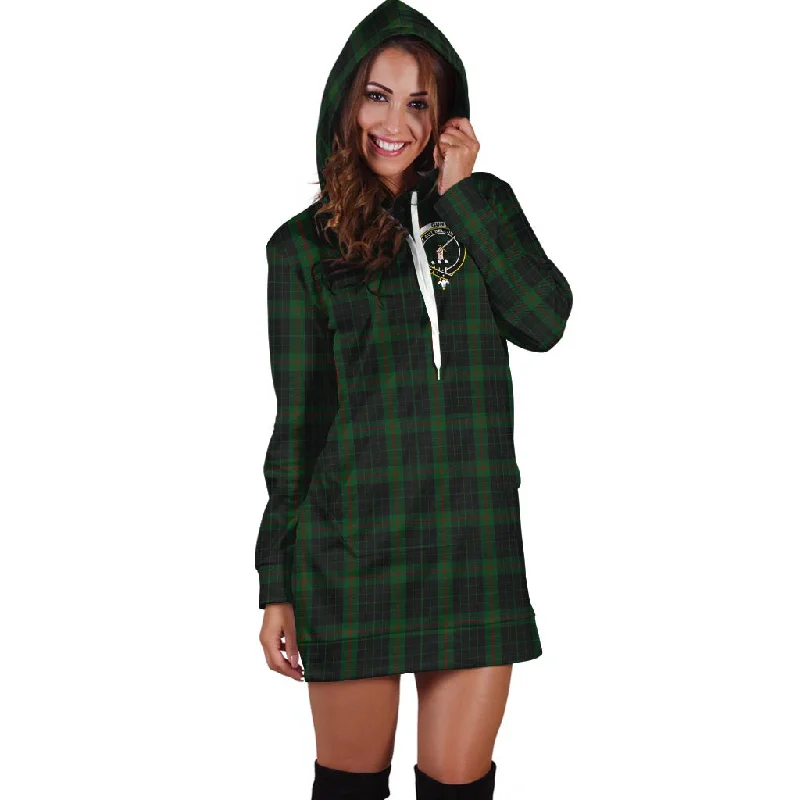 Gunn Logan Tartan Hoodie Dress with Family Crest