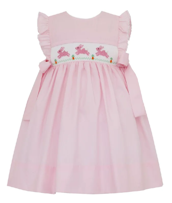 Hop Hop Bunnies Dress w/side Bows