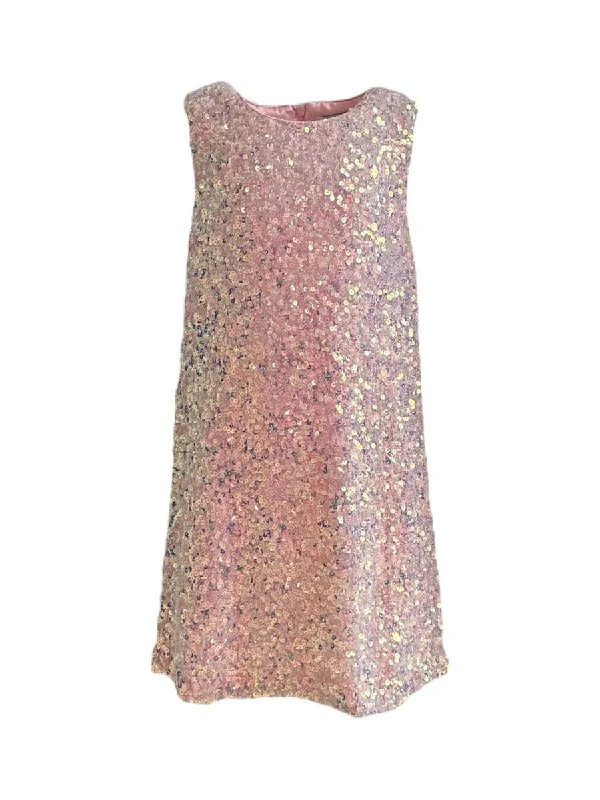 Rose Shimmer Dress