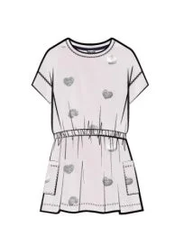 Scattered Heart Dress