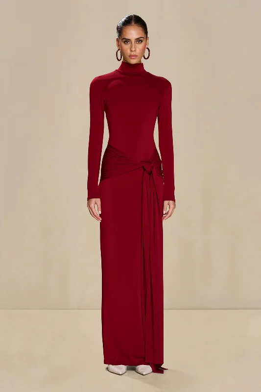 Sonya Aurelia Gown - Merlot