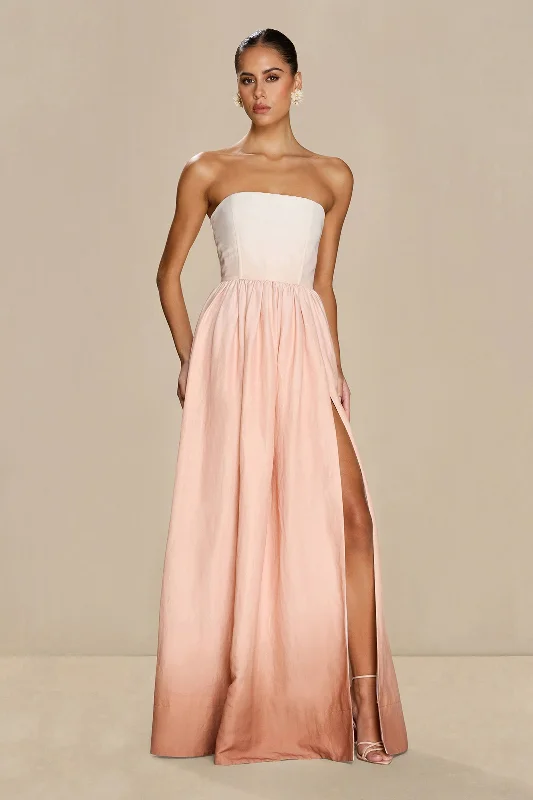 Sonya Miral Gown - Chestnut Blush Ombre