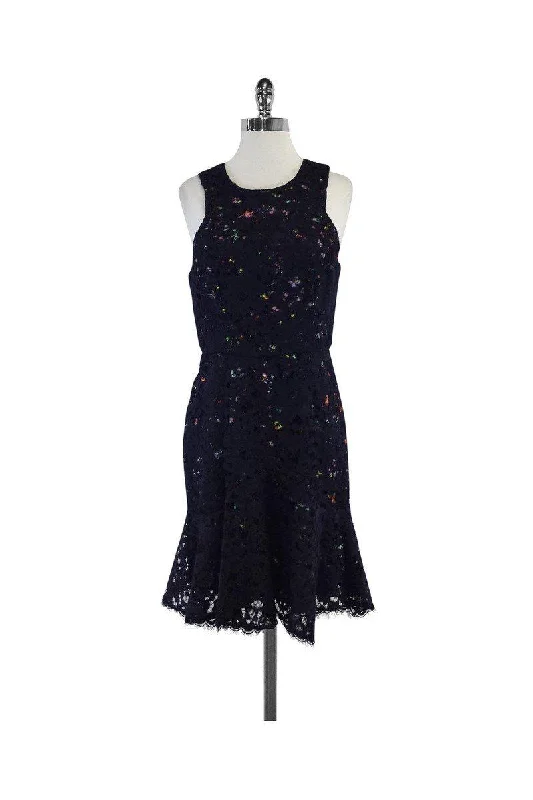 Shoshanna - Navy Lace Sleeveless Dress Sz 8