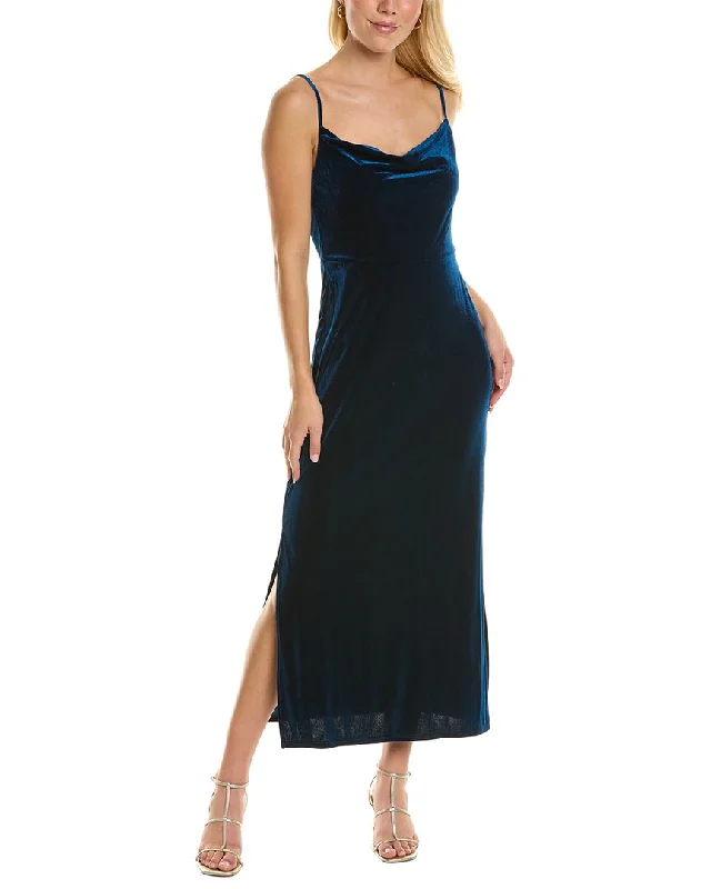 Taylor Stretch Velvet Maxi Dress