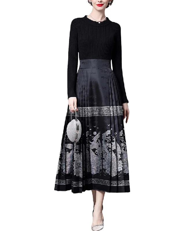 Anette Midi Dress Midi Skirt Blouse